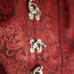 JACQUARD AND LEATHER CORSET