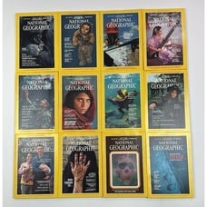 National Geographic 1985 Full Set Original Jan-Dec Vol 167 #1-Vol 168 #6