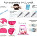 Minnie Baseball Cap, Masks, Bag Bundle