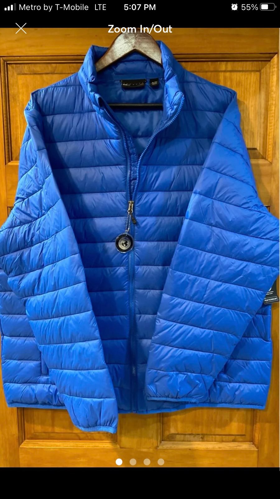 Swiss tech Men's puffer bubble jacket Xl