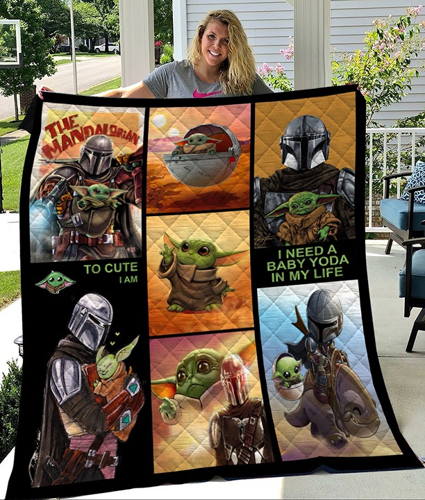 Baby Yoda Character Movie Star wars Family FleeceBlanket