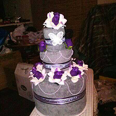 Towel cake
