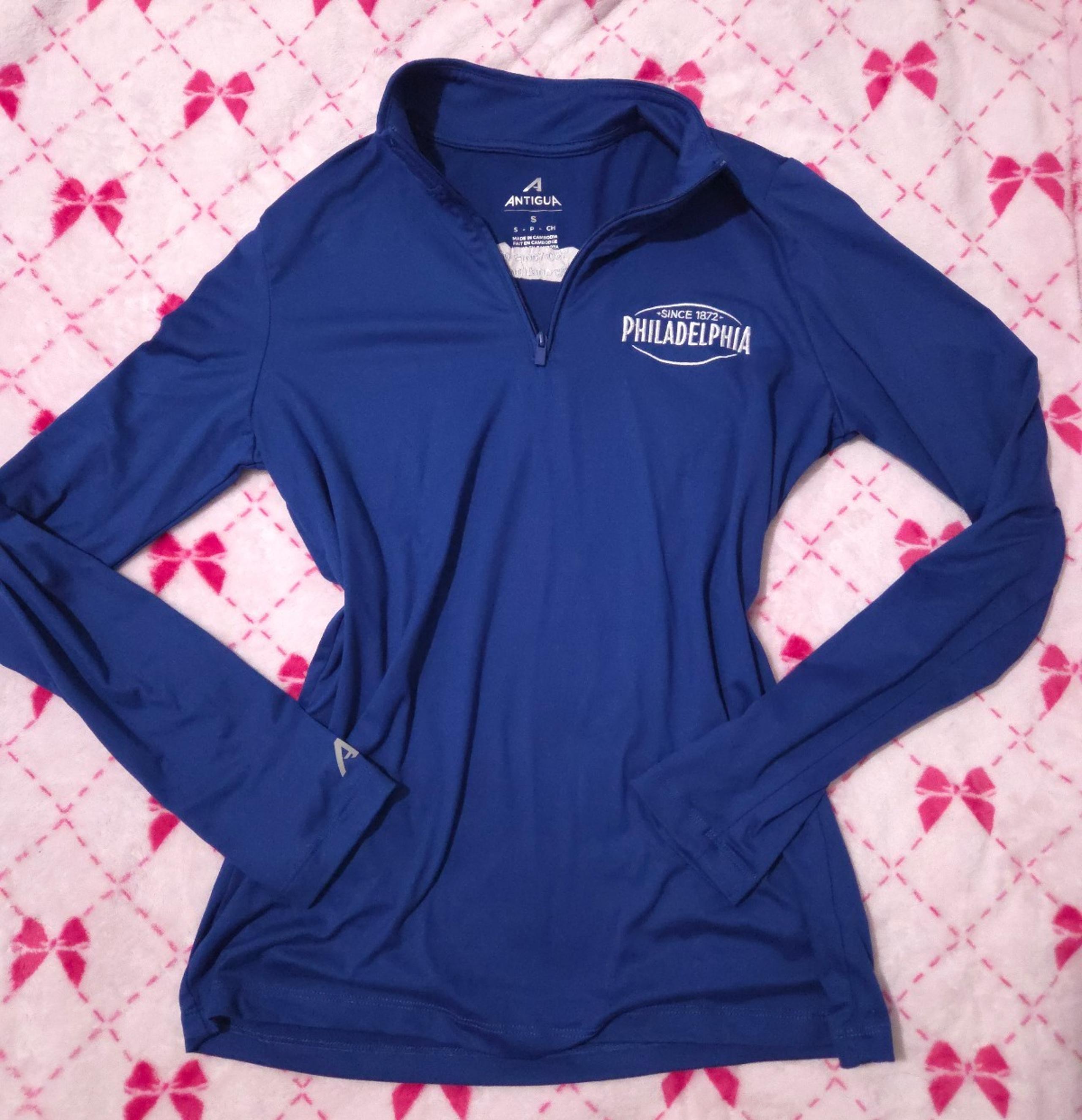 ANTIGUA Womens  blue philadelphina jacket small