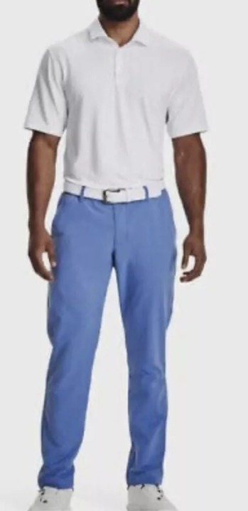 36x30 Under Armour 1342264 488 UA Match Play Taper Golf Pants Light Blue