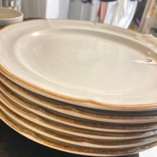 Baroque summer sun stoneware vintage