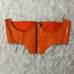POSTER GRL Out Of Element Embossed Croc Faux Leather Underbust Corset Orange XXL