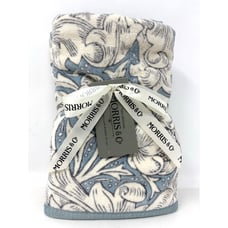 William Morris & Co Hand Towels Blue Ivory Bachelor Button 2 Pc Set Velour NWT