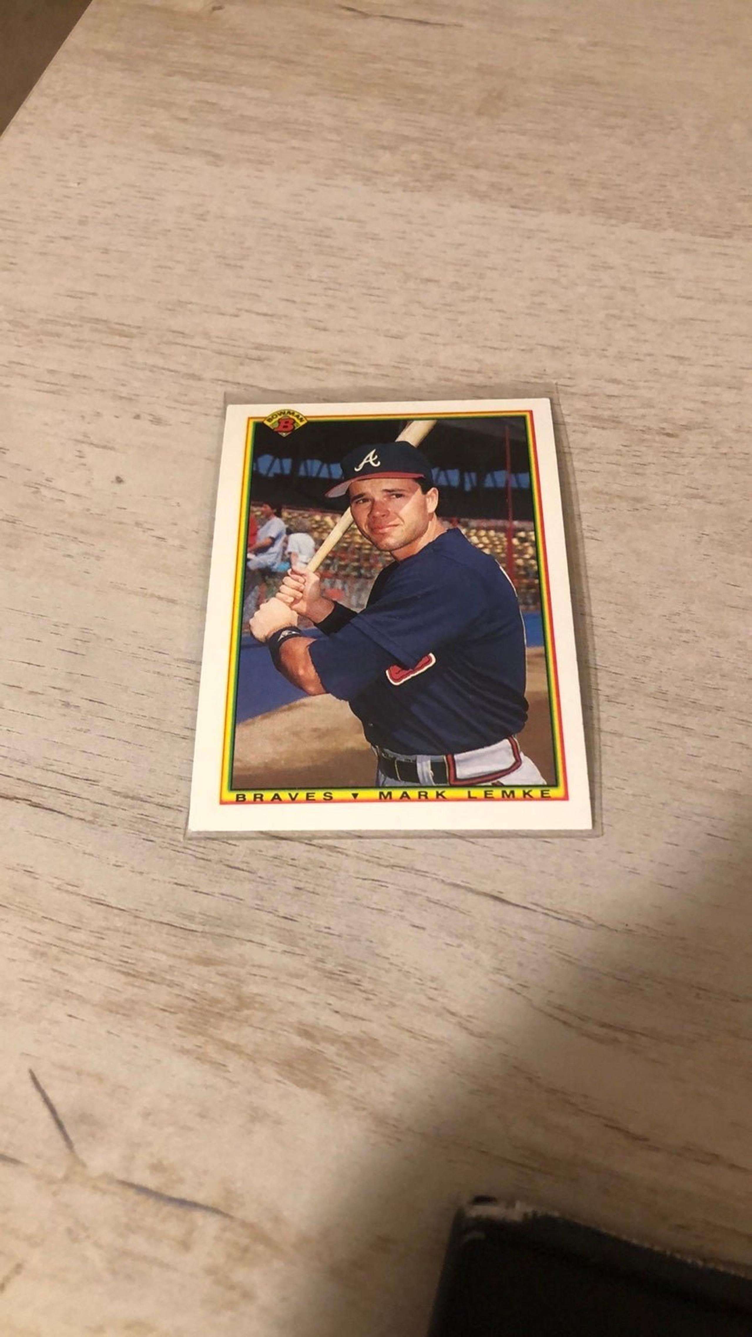1990 Bowman Mark Lemke 2B #11 Baseball Trading Card Item #ME1092