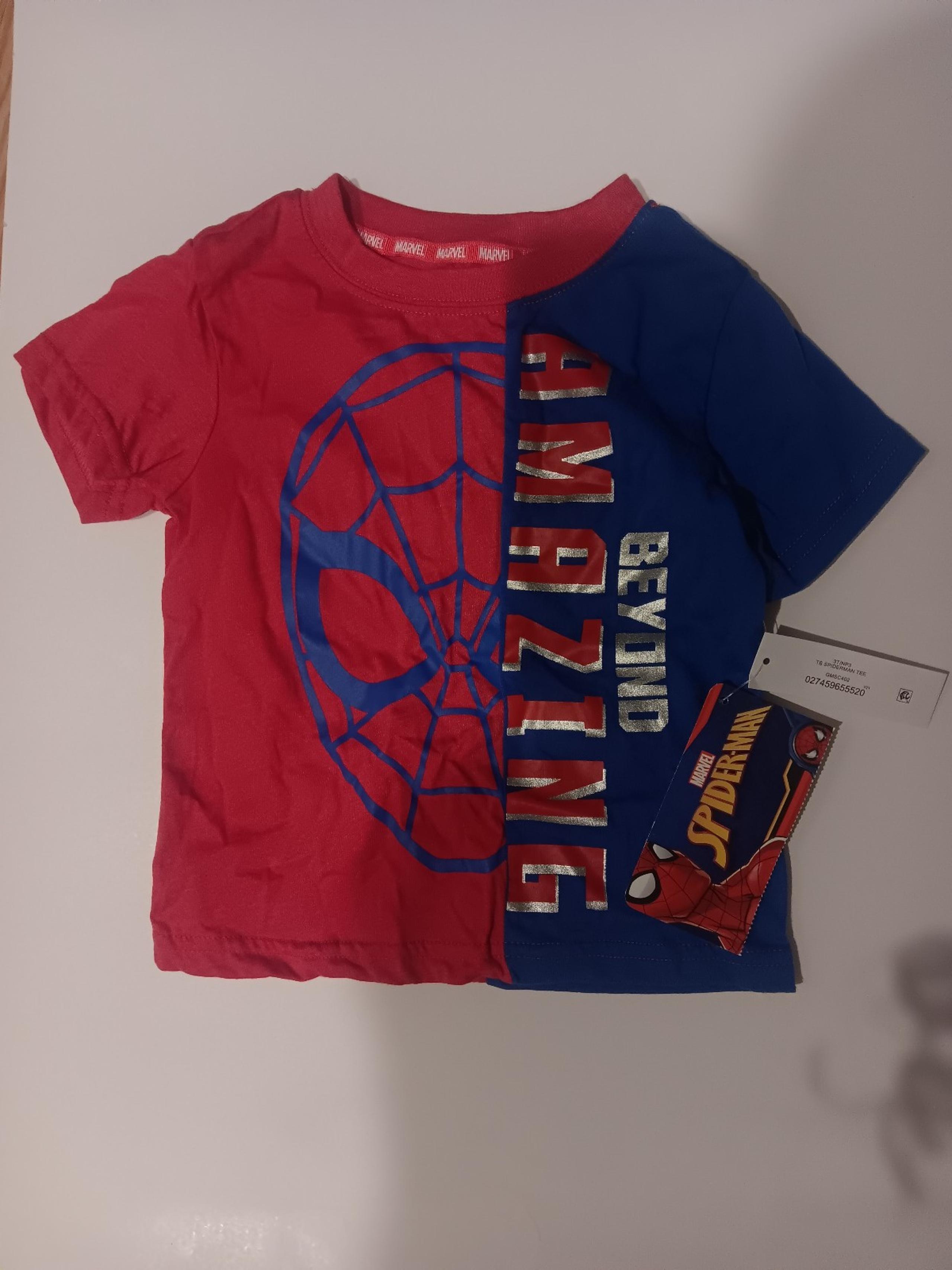 Marvel Spiderman Shirt Size 3T NWT