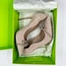 Sam Edelman DEELA Pointed Pump Heel Rhinestone Bow Cappuccino Tan Suede US 7.5 M