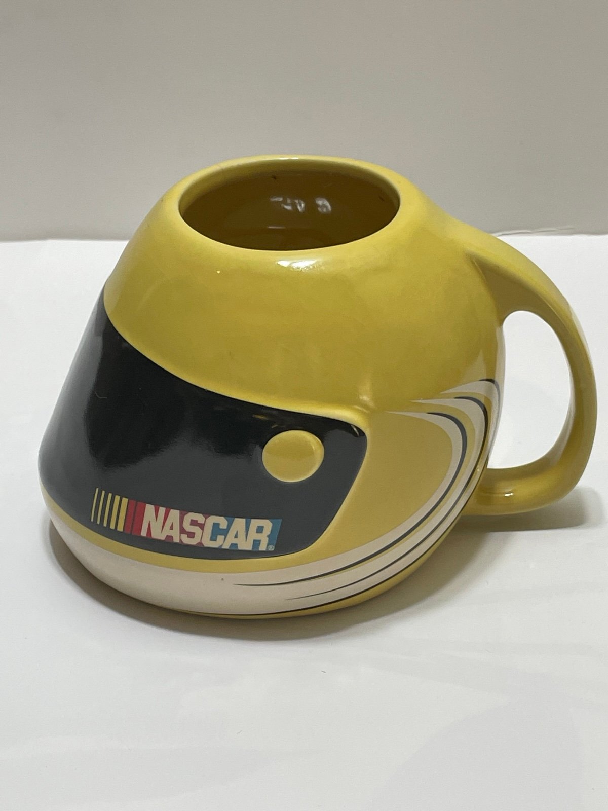 Vintage NASCAR Racing Helmet Coffee Cup, Sherwood Brands, 2003.