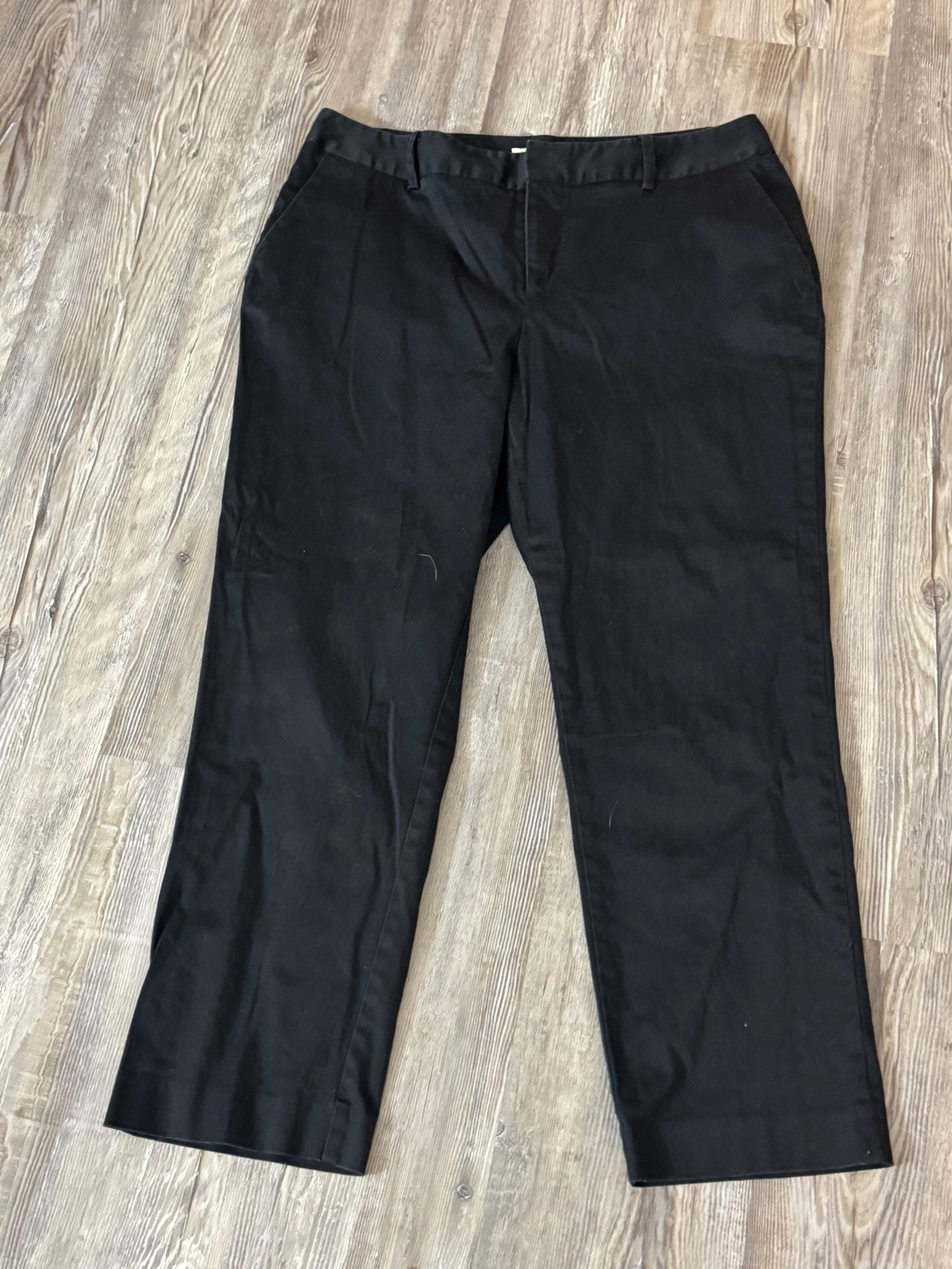 Coldwater creek black dress pants ankle length size 10