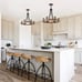 6-light Modern Farmhouse Wagon Wheel Chandelier Light lighting
