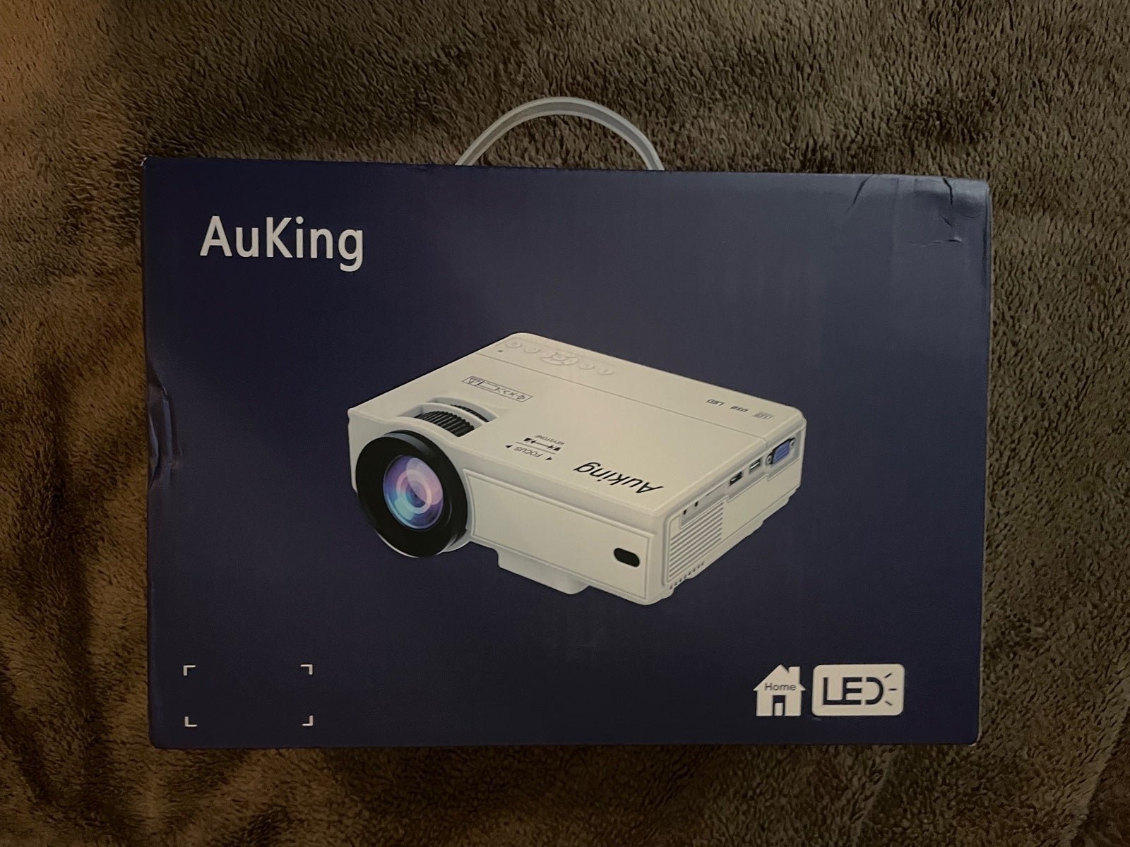 AuKing Mini Projector 2022 Upgraded Portable Video-Projector