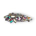 Weiss Aurora Borealis Rhinestone Flower Spray Brooch AB Navettes Vintage 2.75