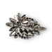 Weiss Aurora Borealis Rhinestone Flower Spray Brooch AB Navettes Vintage 2.75