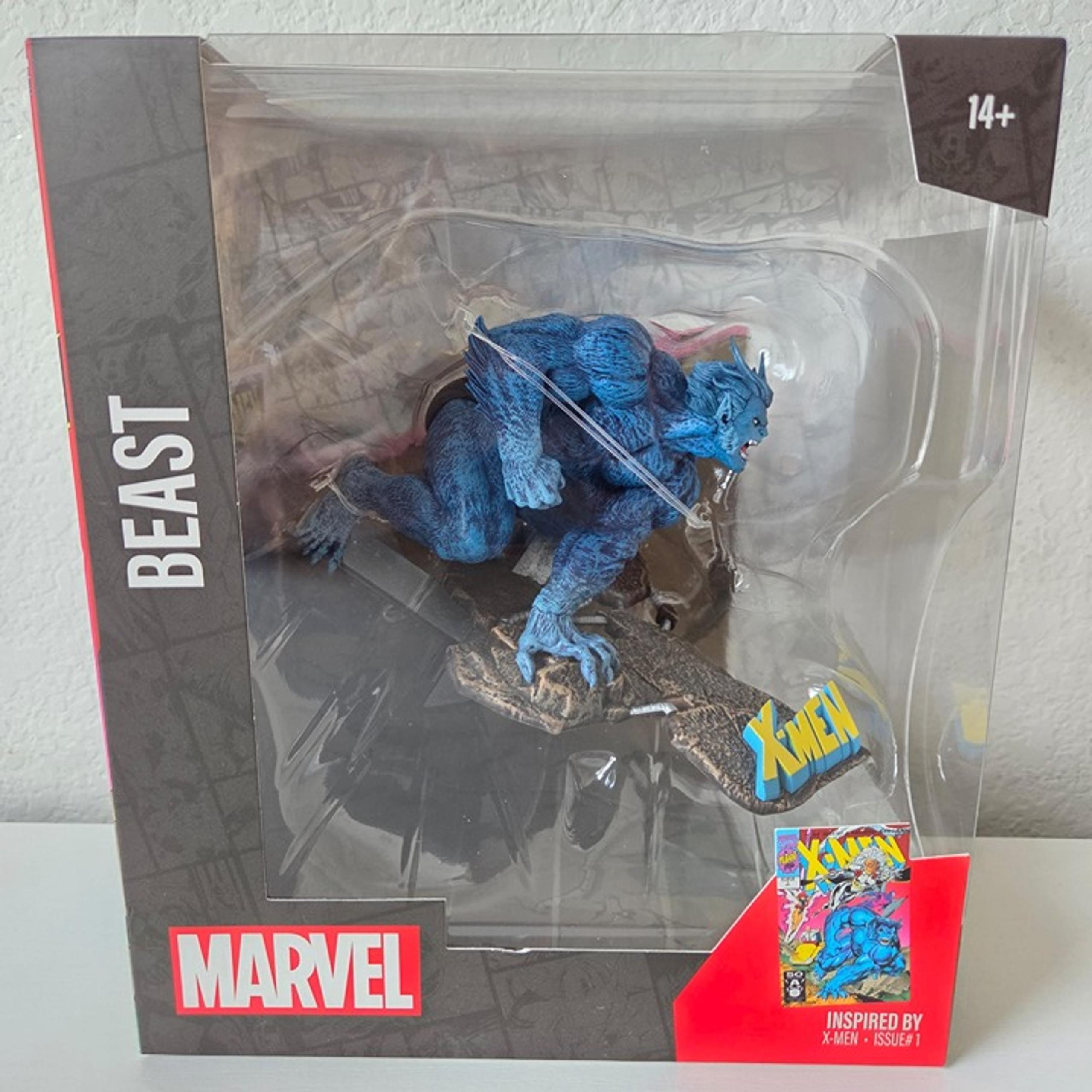 McFarlane Toys MARVEL Beast 1:10th Scale Collectible with Scene X-Men #1