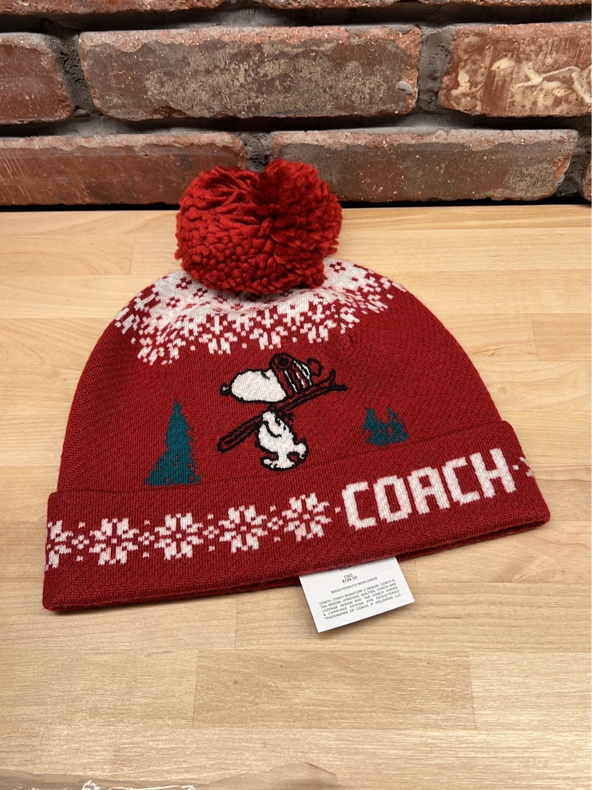 NWT Coach Snoopy Hat