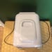 Caynel white retro mini fridge