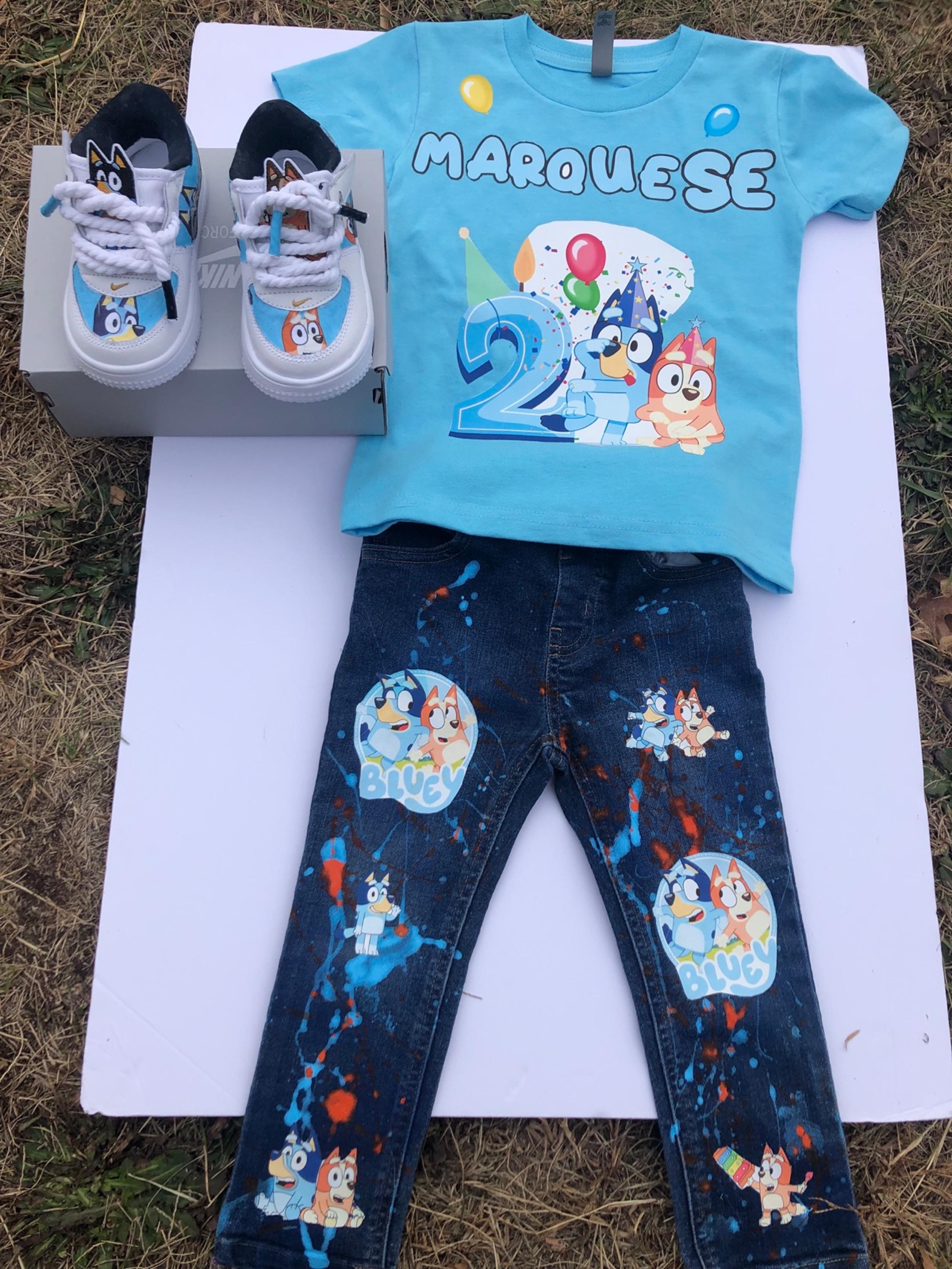 Bluey Custom Denim Set
