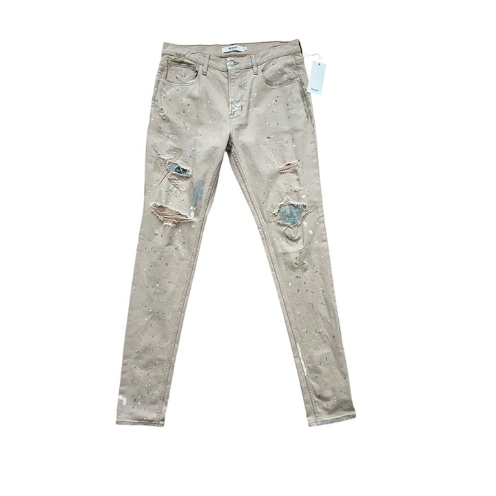 Hudson Zack Stacked Skinny Jeans Mens Denim Deserted 295 Size 34/36