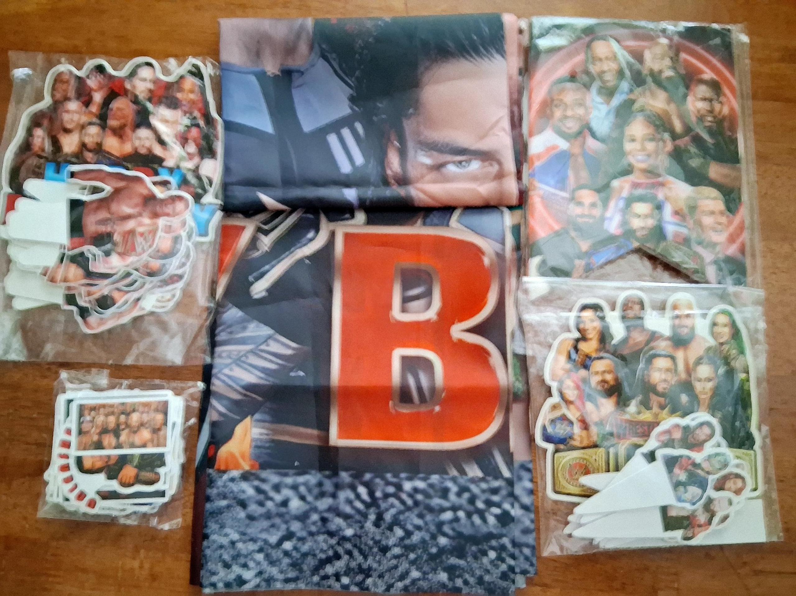 Happy Birthday WWE Wrestling Party Decorations