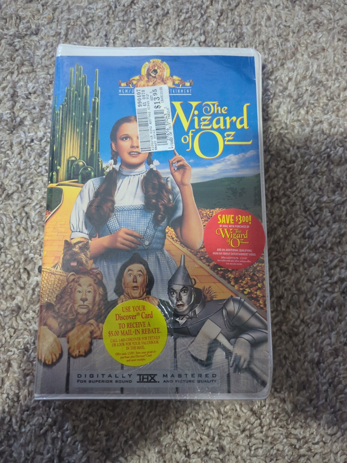 The wizard of Oz VHS tape Still Sealed