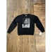 Skeleton Space Time Graphic Sweatshirt GOLDEN HOUR Size Small Black