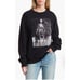 Skeleton Space Time Graphic Sweatshirt GOLDEN HOUR Size Small Black