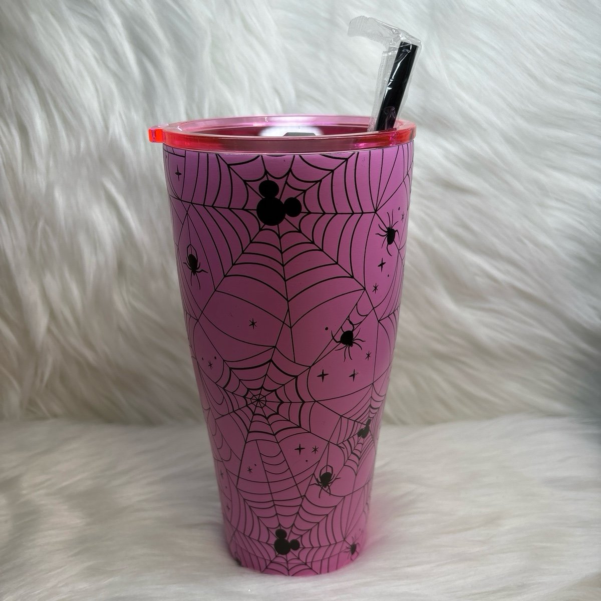 Mickey Mouse & Spiders Halloween Tumbler