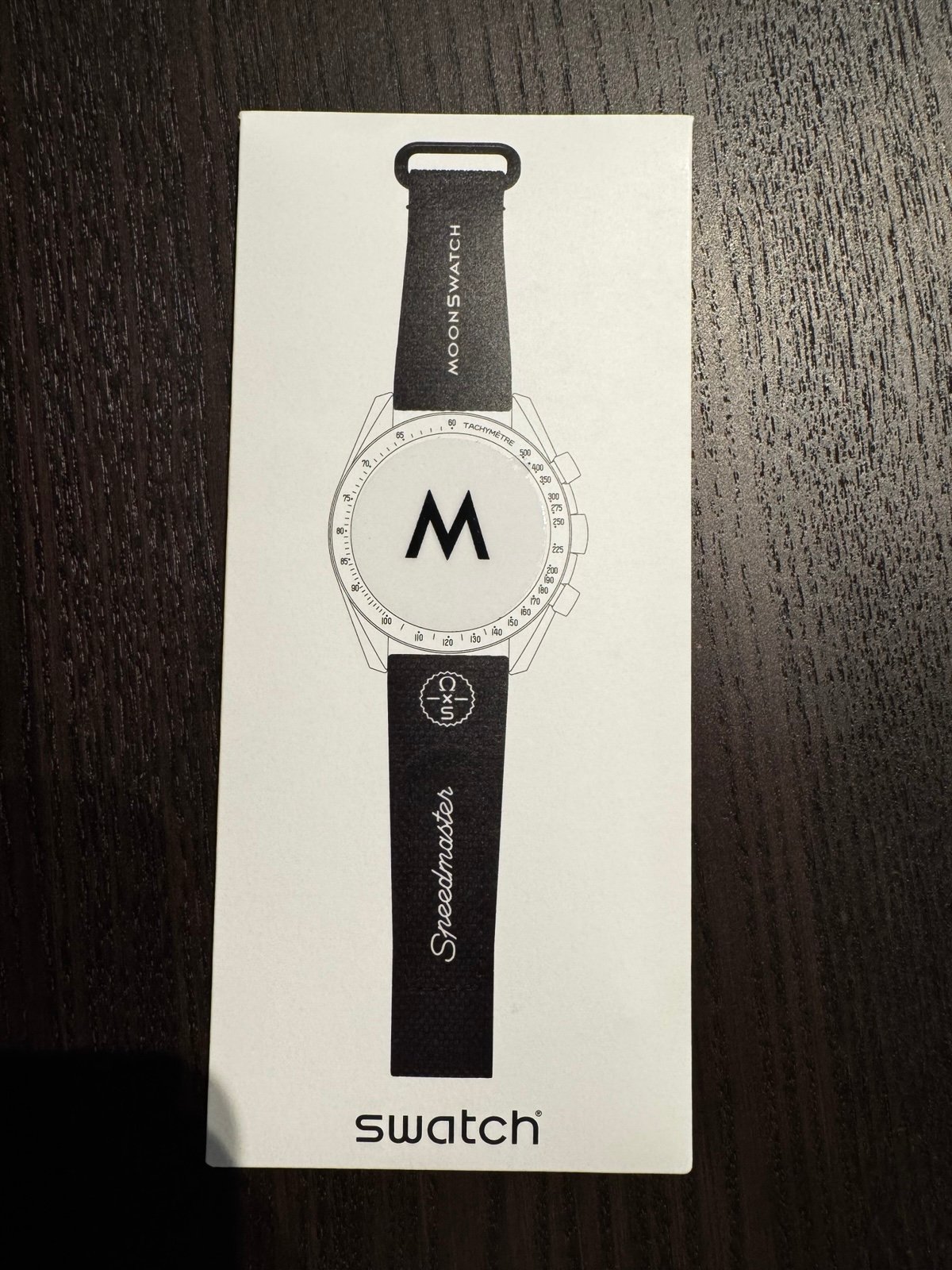 Moonswatch Black Rubber Band Strap Medium