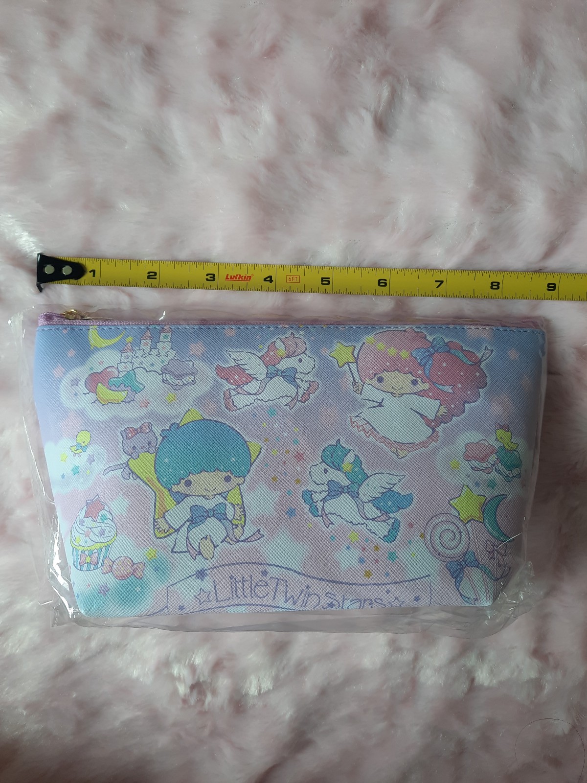 Little twin stars dreamy cosmetic pencil zipper pouch bag