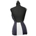 DeWeese Design Black and White Striped Vintage Swimsuit, Size 14