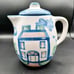 MA Hadley Pottery Country House Cottage Lidded Pitcher Teapot