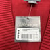 Eddie Bauer Women Cross Collar V-Neck Sweater Size L Knit Pullover Scarlet Red