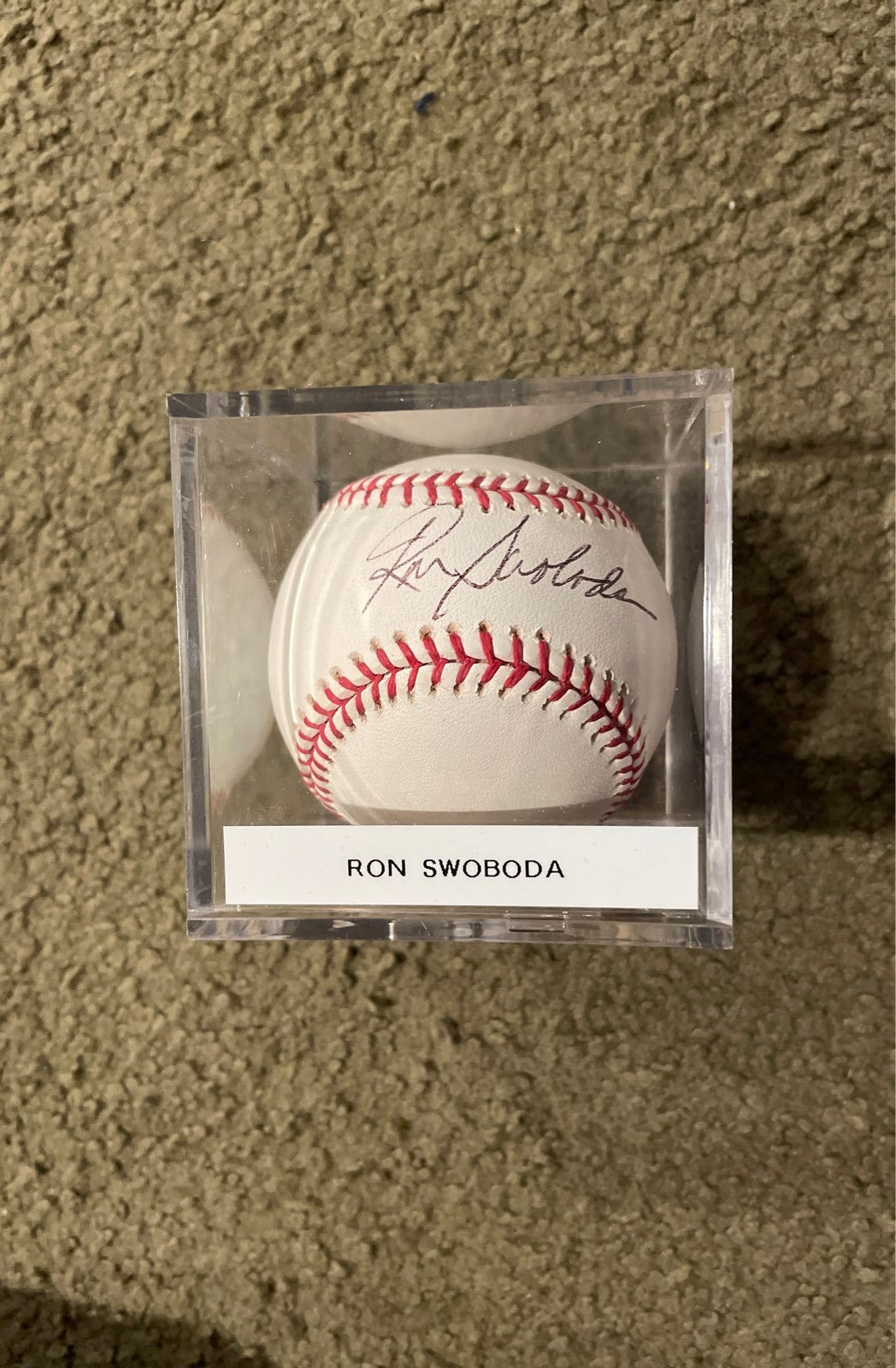 Ron Swoboda Signed Baseball
