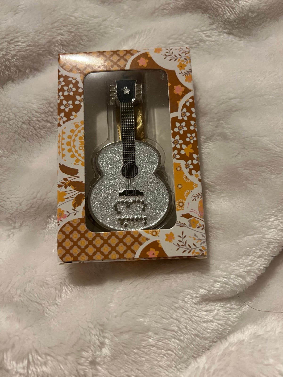 Taylor Swift Fearless guitar ornament