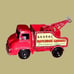 Vintage Lesney Matchbox No. 13c Thames Trader Wreck Truck Red Made in England
