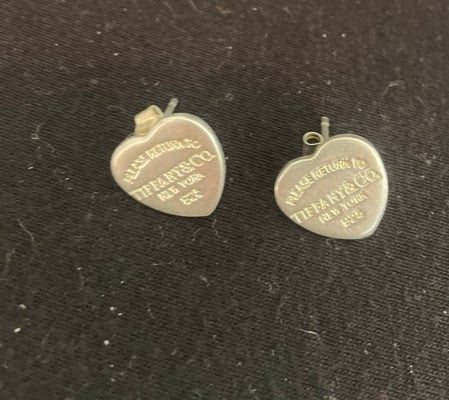 Tiffany & Co. Please return to Tiffany earrings 925