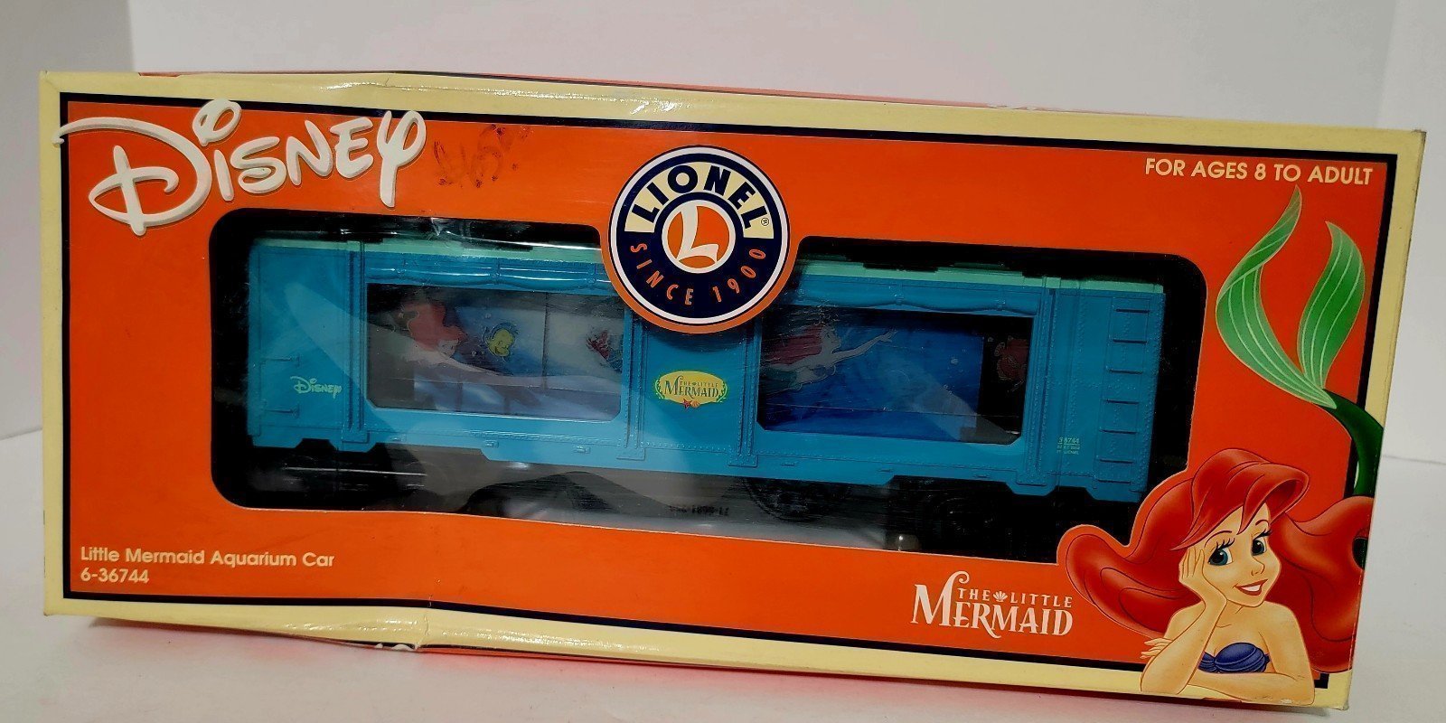 Vintage Lionel Trains Disney's The Little Mermaid Aquarium Boxcar