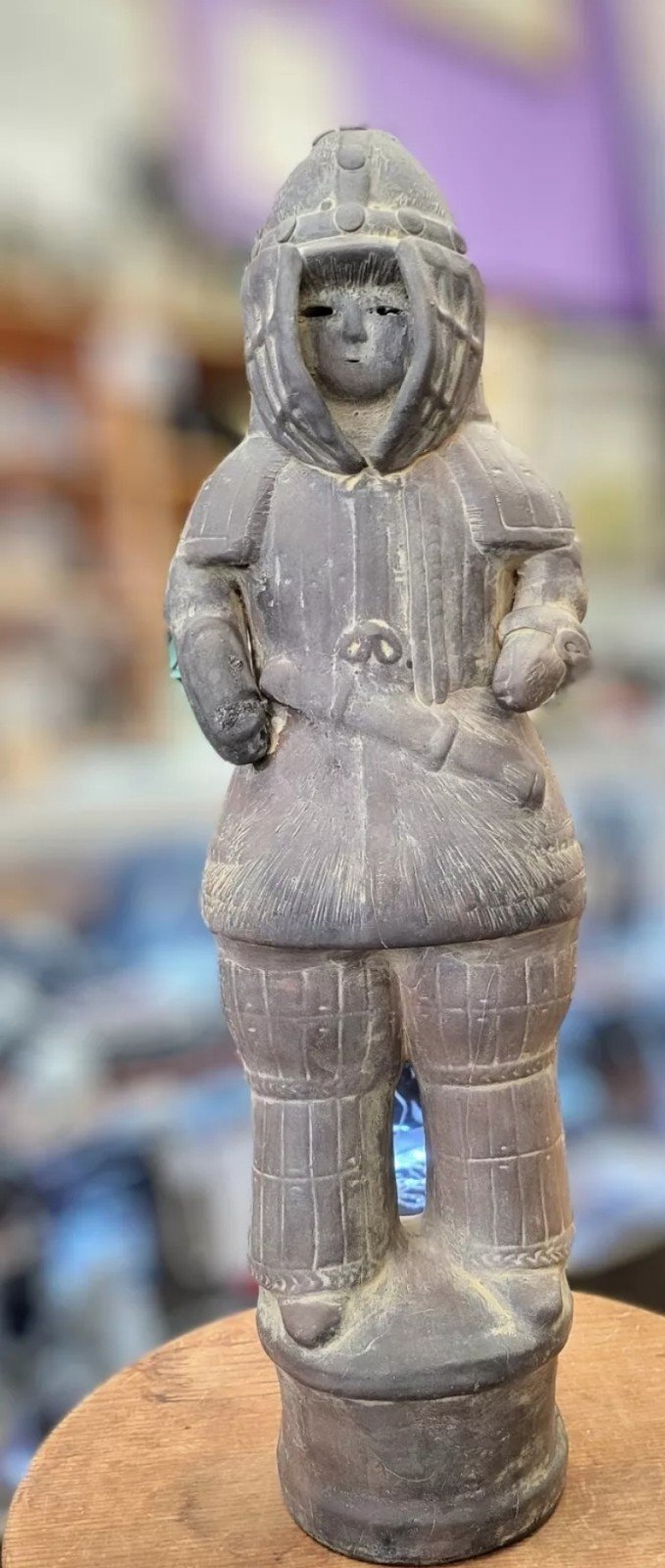 Vintage Japanese Haniwa Warrior - Tall