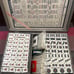 Mahjong Tile Set with Hard Case, Bamboo Tiles, Showa Retro