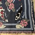 Vintage Koi fish swimming lotus floral woven fringe sofa throw tapestry blanket