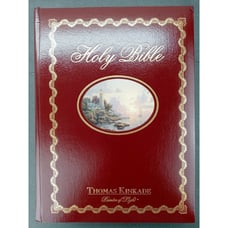 Thomas Kinkade Holy Bible Painter Of Light King James Version Vintage Artwork