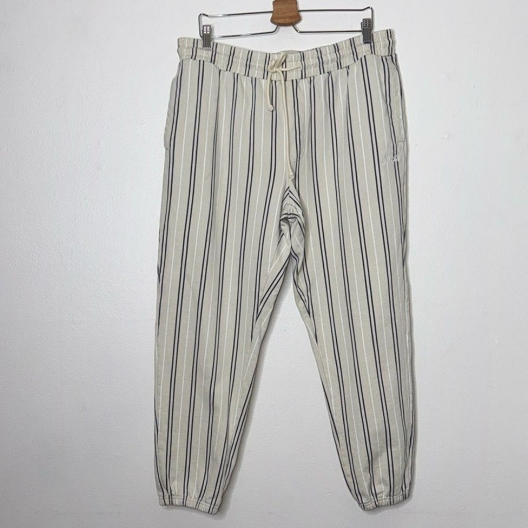 Kith Pinstripe Williams Sweatpant ‘Waffle' Size XL