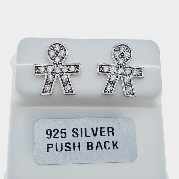 925 sterling silver luxury CZ earrings for women/girls, Best for gift, RJUS2149