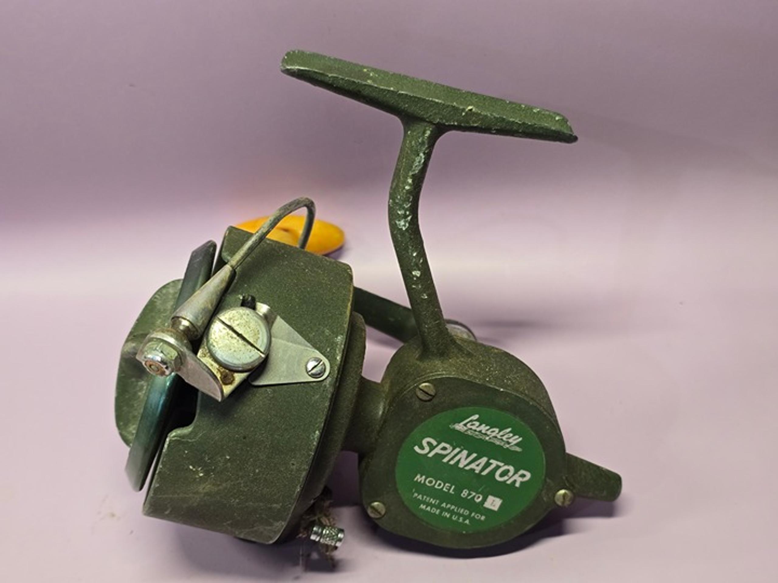 Vintage SPINATOR Model 870 L Spinning Fishing Reel Saltwater USA - Langley