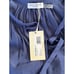 Ramy Brook Navy Rosey Drop Waist Flowy Mini Dress Embroidered Sleeves Size S