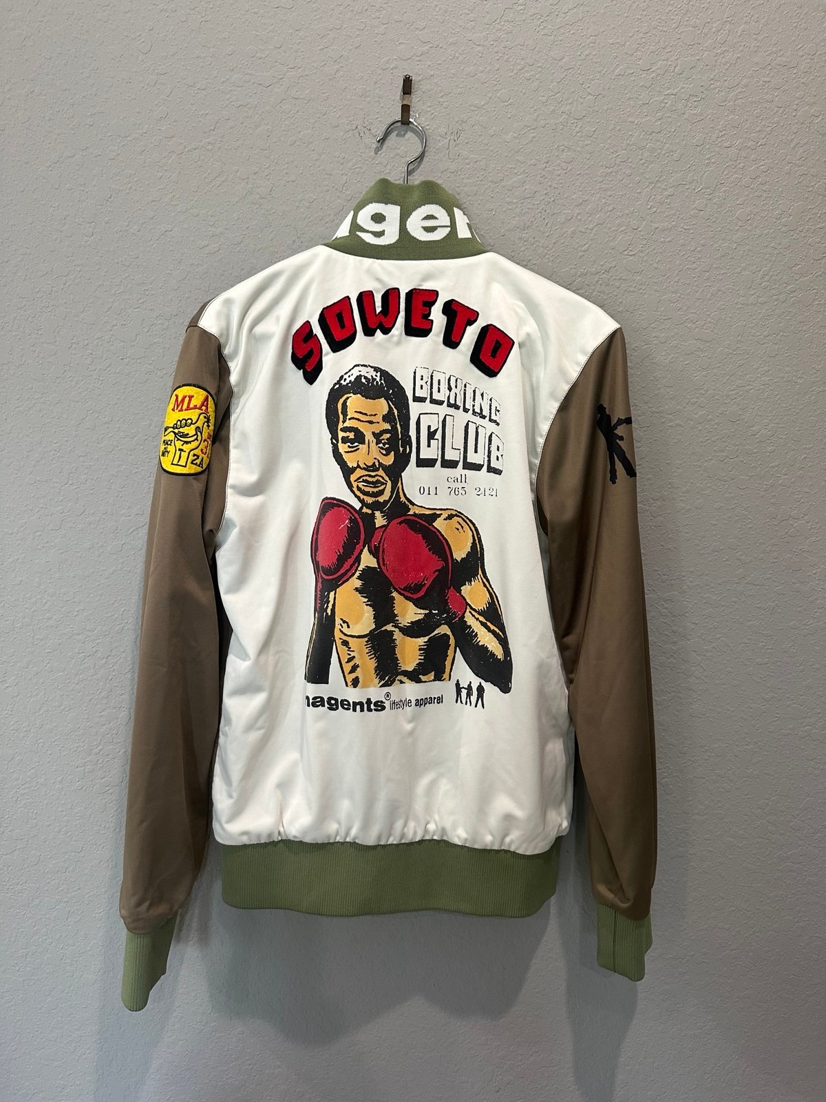 Soweto boxing club track style zip up jacket by Magents