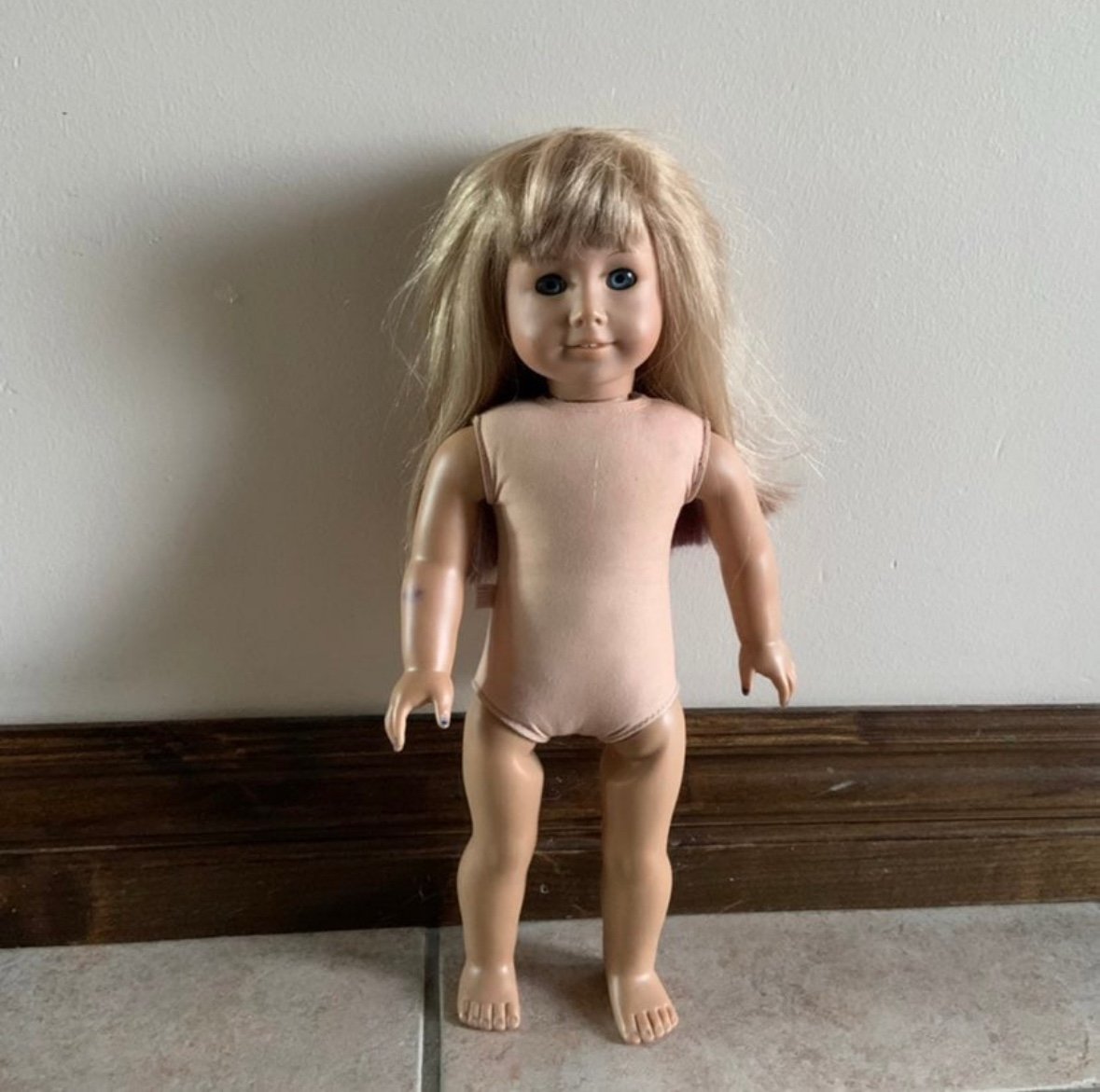 American Girl Pleasant Company Doll of Today #3 Blonde Hair Blue Eyes Very beau